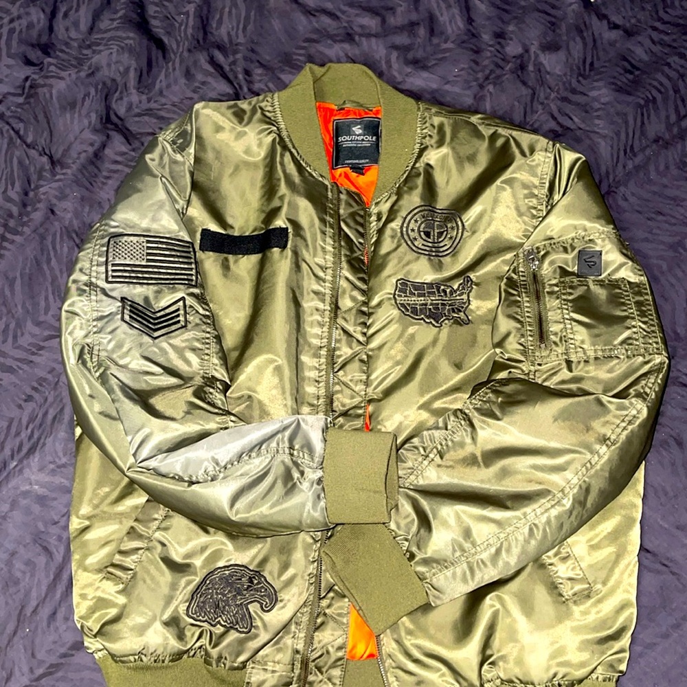 South Pole Emblem Bomber